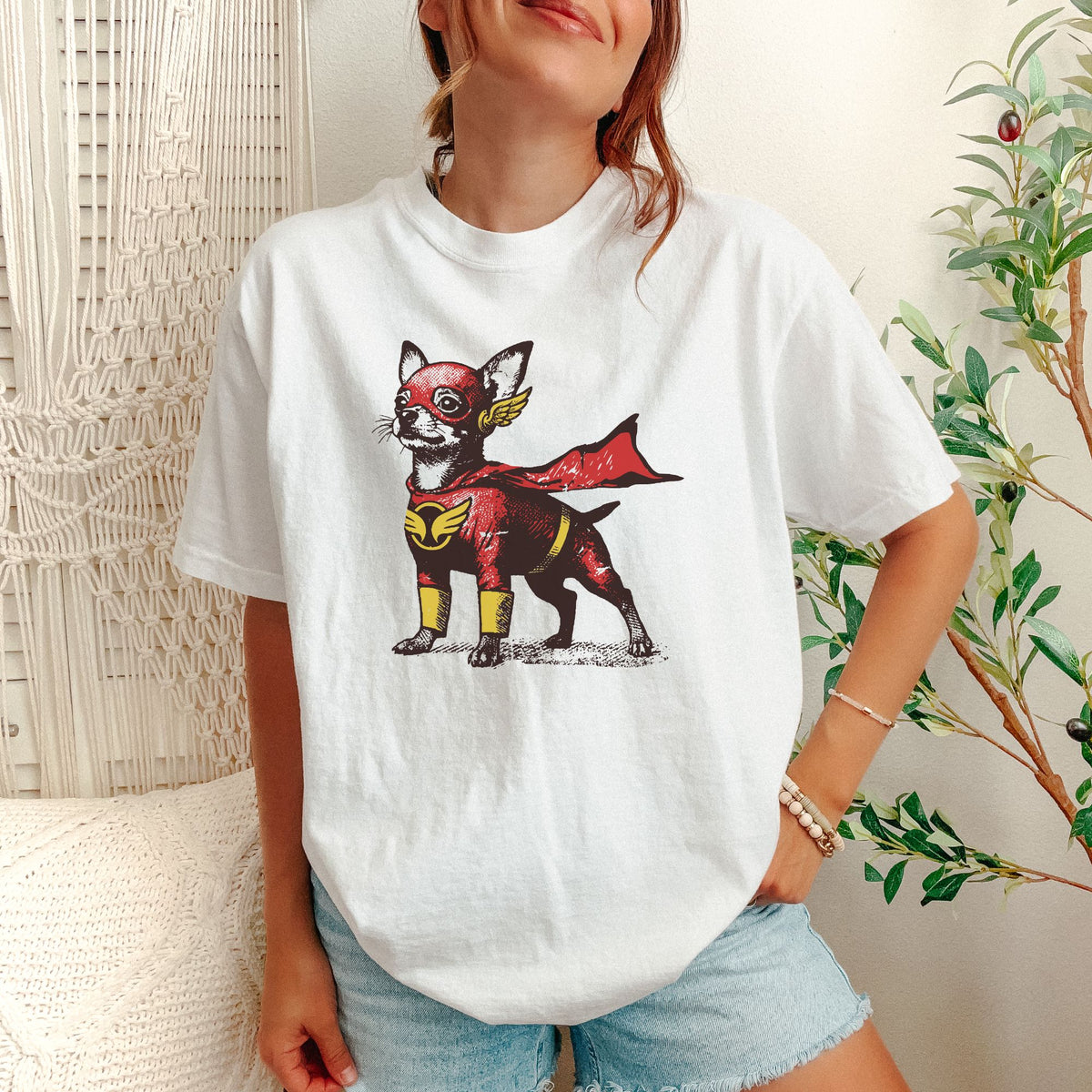 Chihuahua Superhero t-shirt