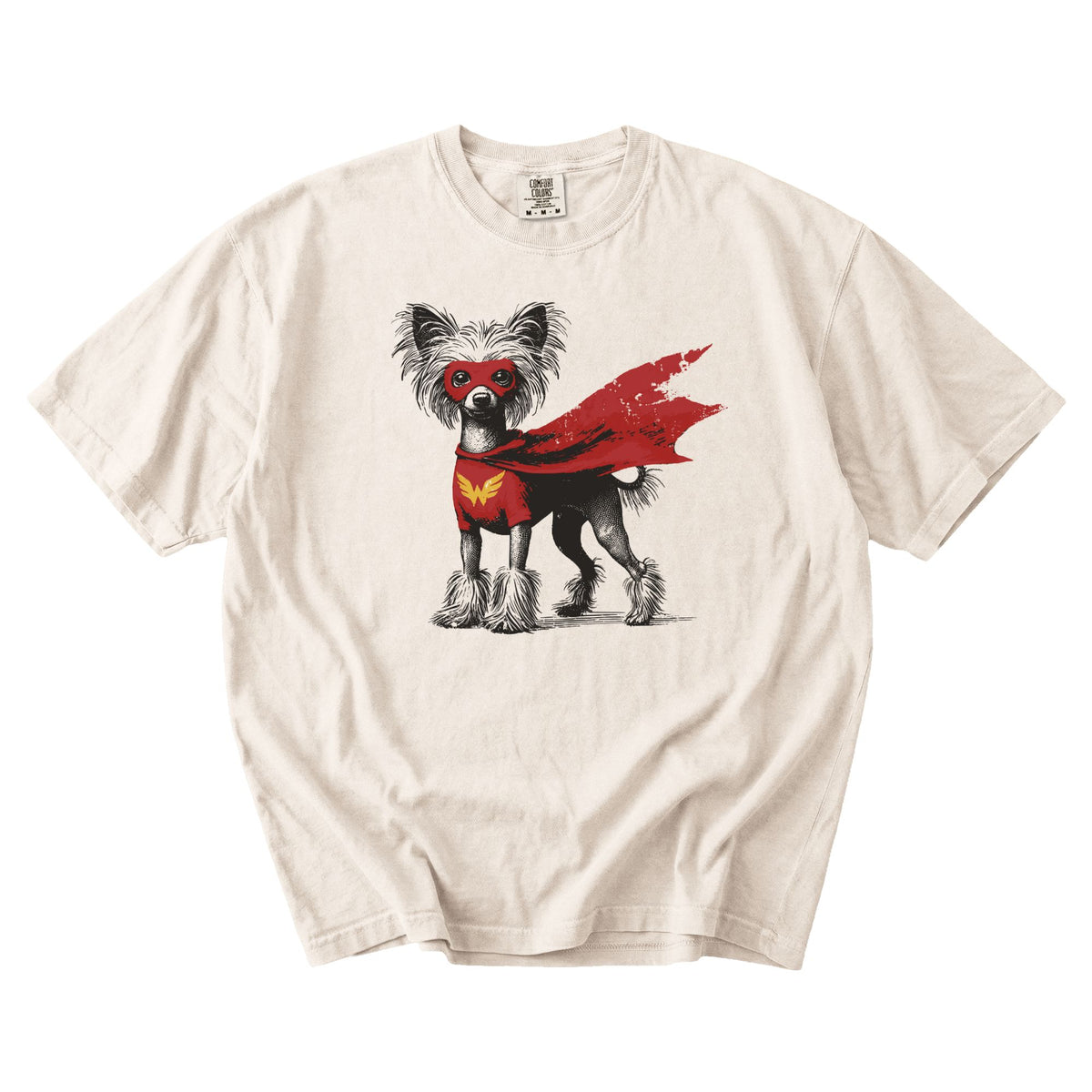 Chinese Crested Superhero t-shirt