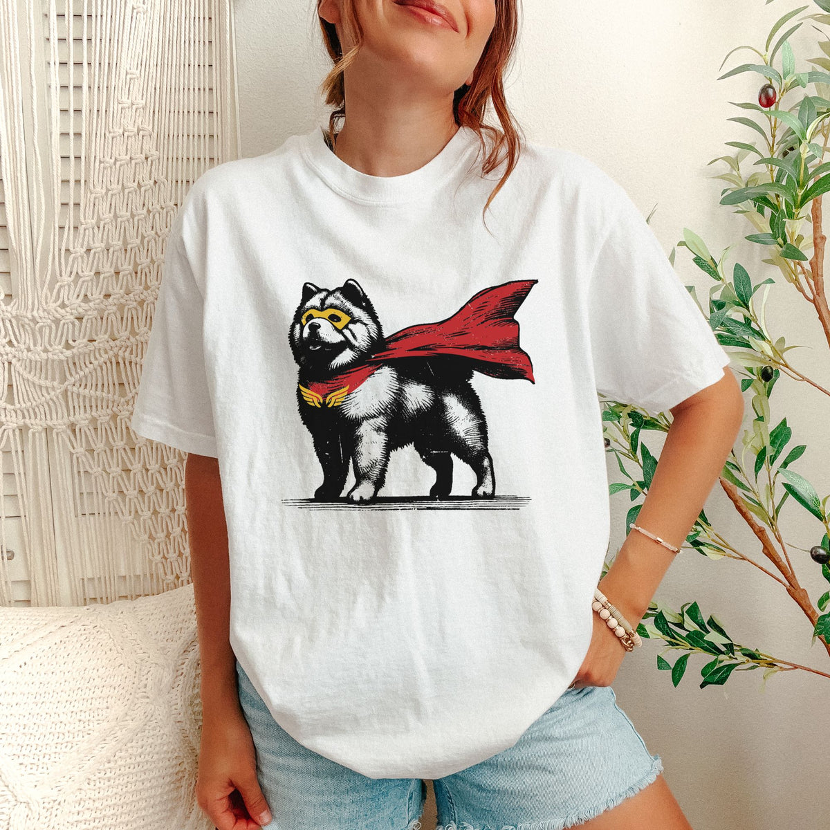 Chow Chow Superhero t-shirt