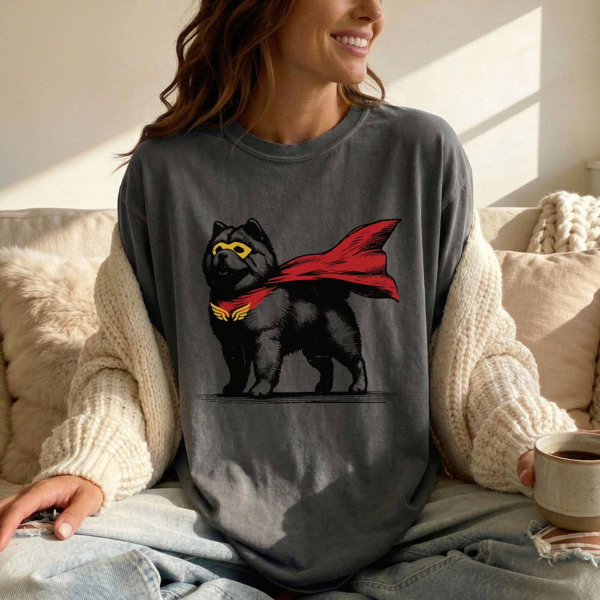 Chow Chow Superhero t-shirt