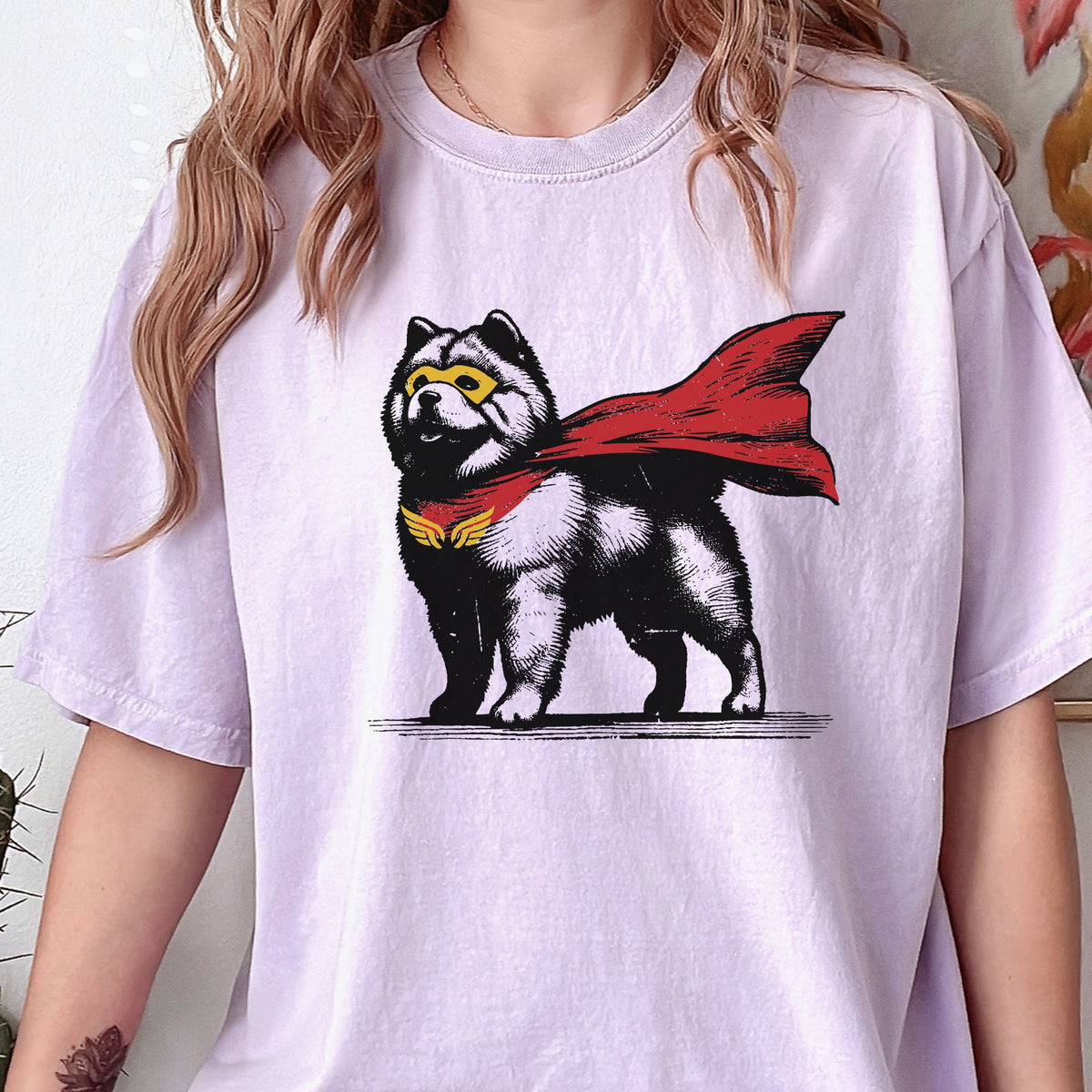 Chow Chow Superhero t-shirt
