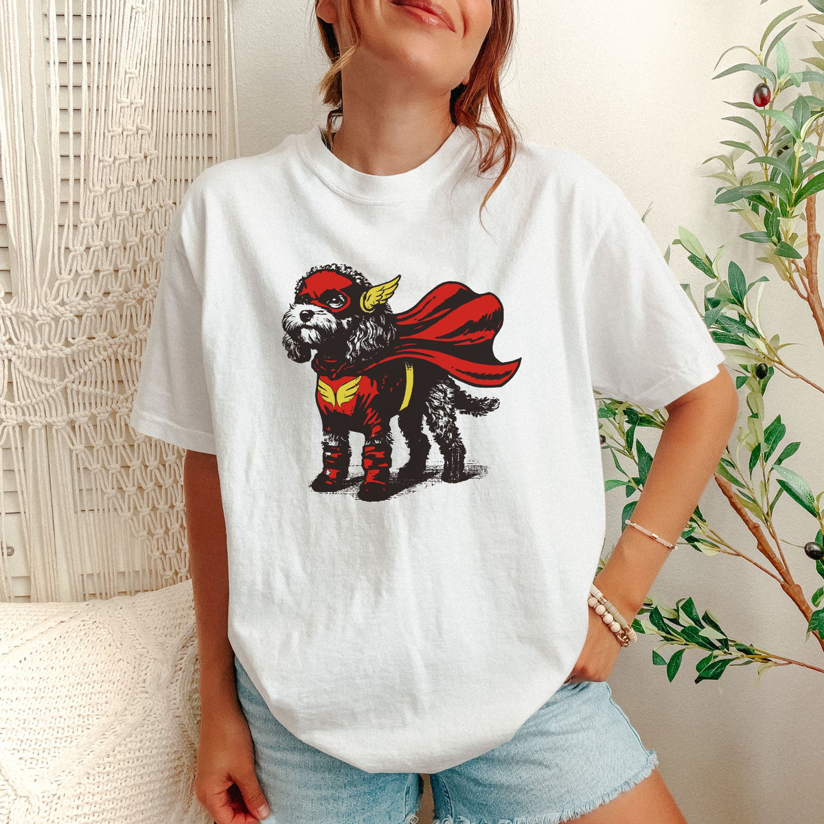 Cockapoo Superhero t-shirt