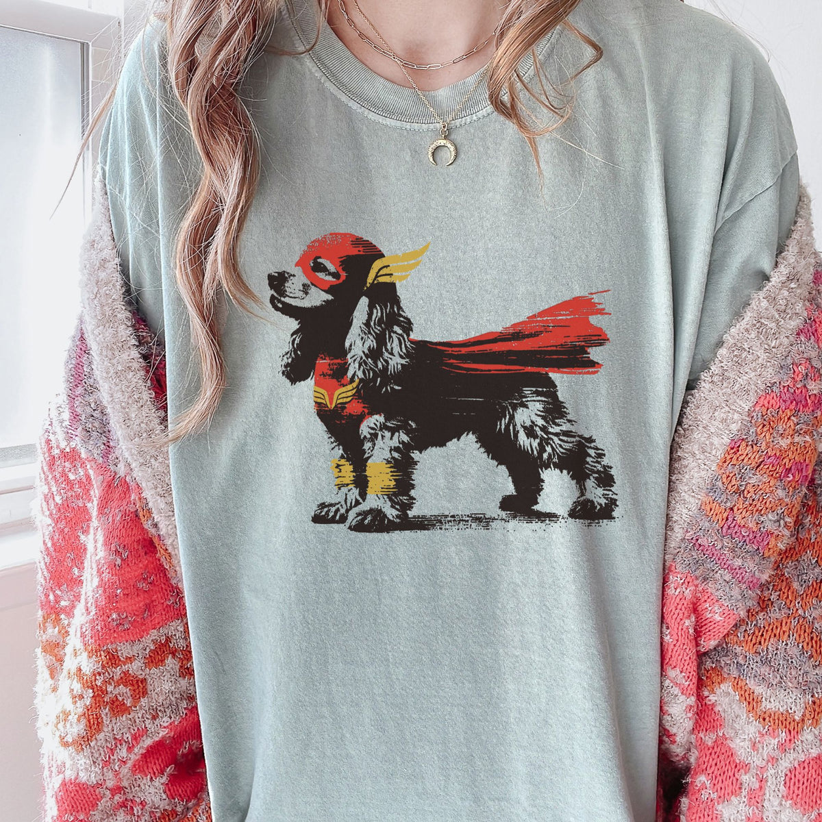 Cocker Spaniel Superhero t-shirt