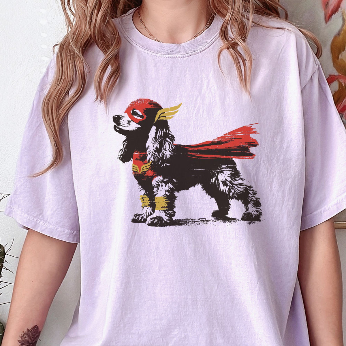 Cocker Spaniel Superhero t-shirt