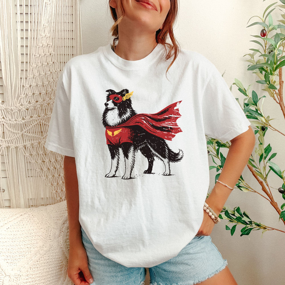 Rough Collie Superhero t-shirt