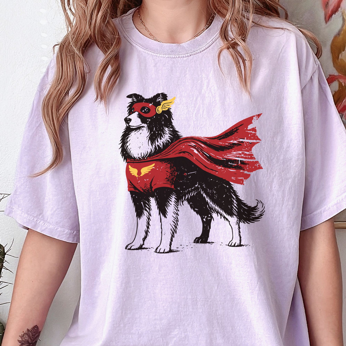 Rough Collie Superhero t-shirt