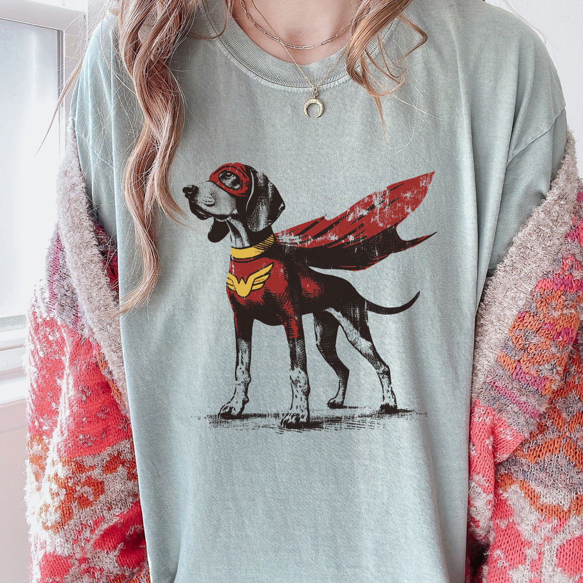Coonhound Superhero t-shirt