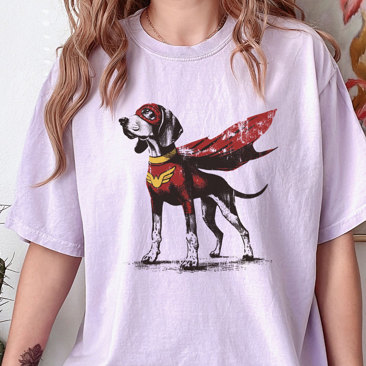 Coonhound Superhero t-shirt