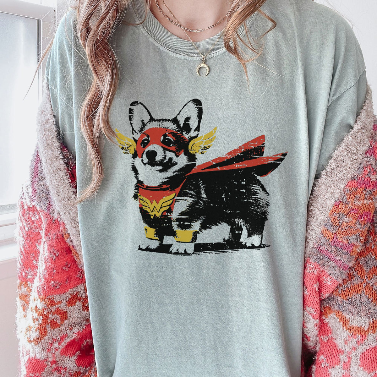 Corgi Superhero t-shirt