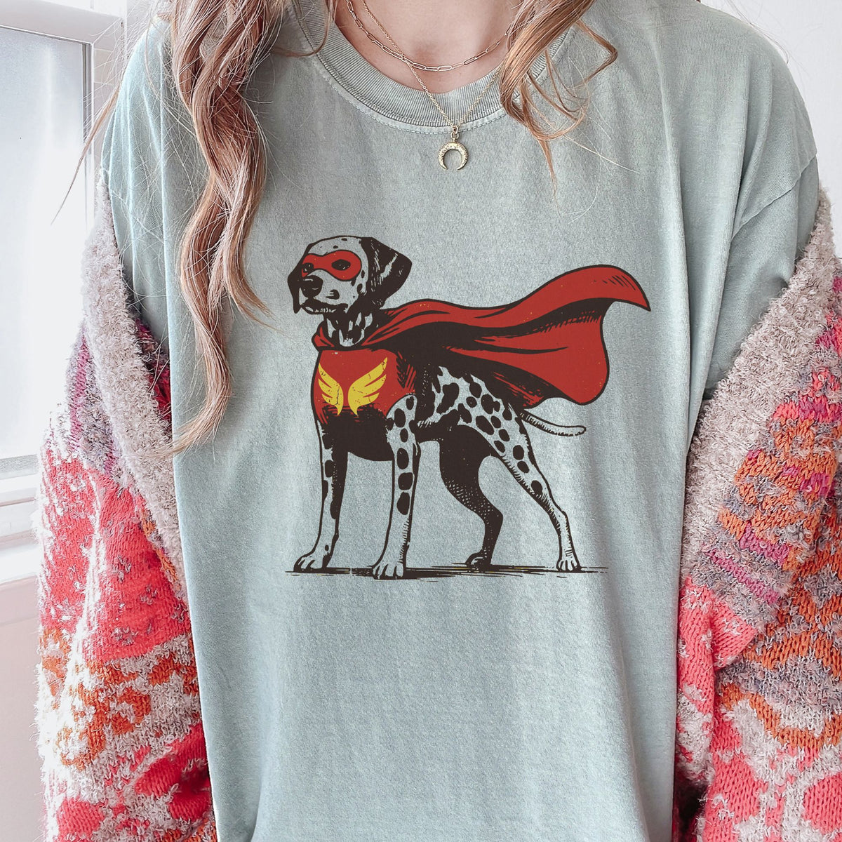 Dalmatian Superhero t-shirt