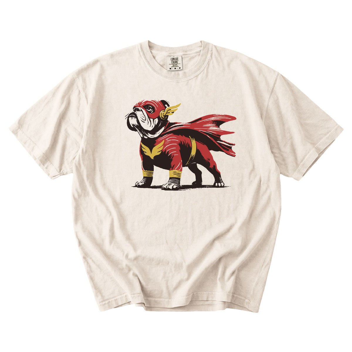 English Bulldog Superhero t-shirt