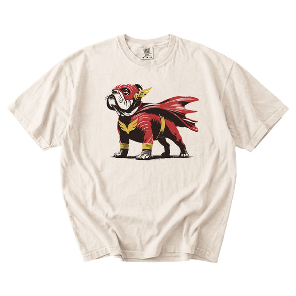 English Bulldog Superhero t-shirt