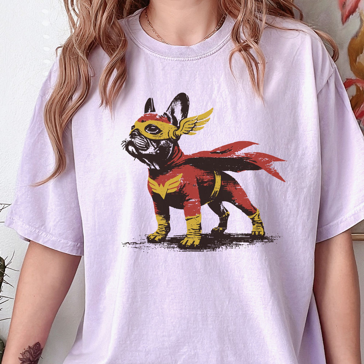 French Bulldog Superhero t-shirt
