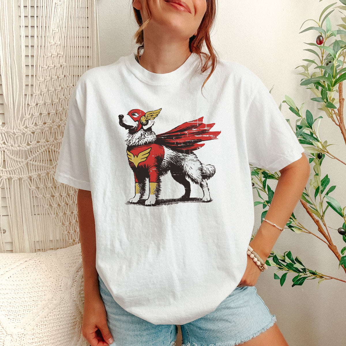 Golden Retriever Superhero t-shirt