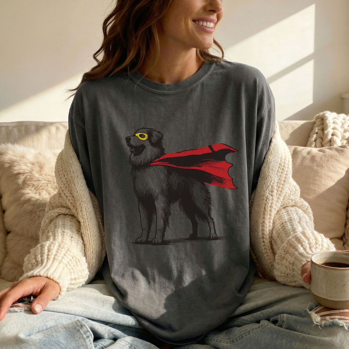 Great Pyrenees Superhero t-shirt
