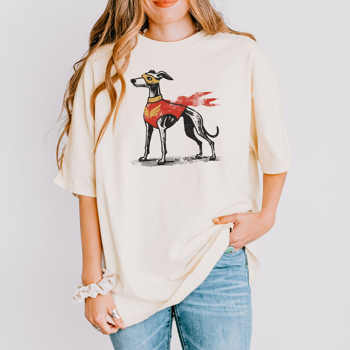 Greyhound Superhero t-shirt