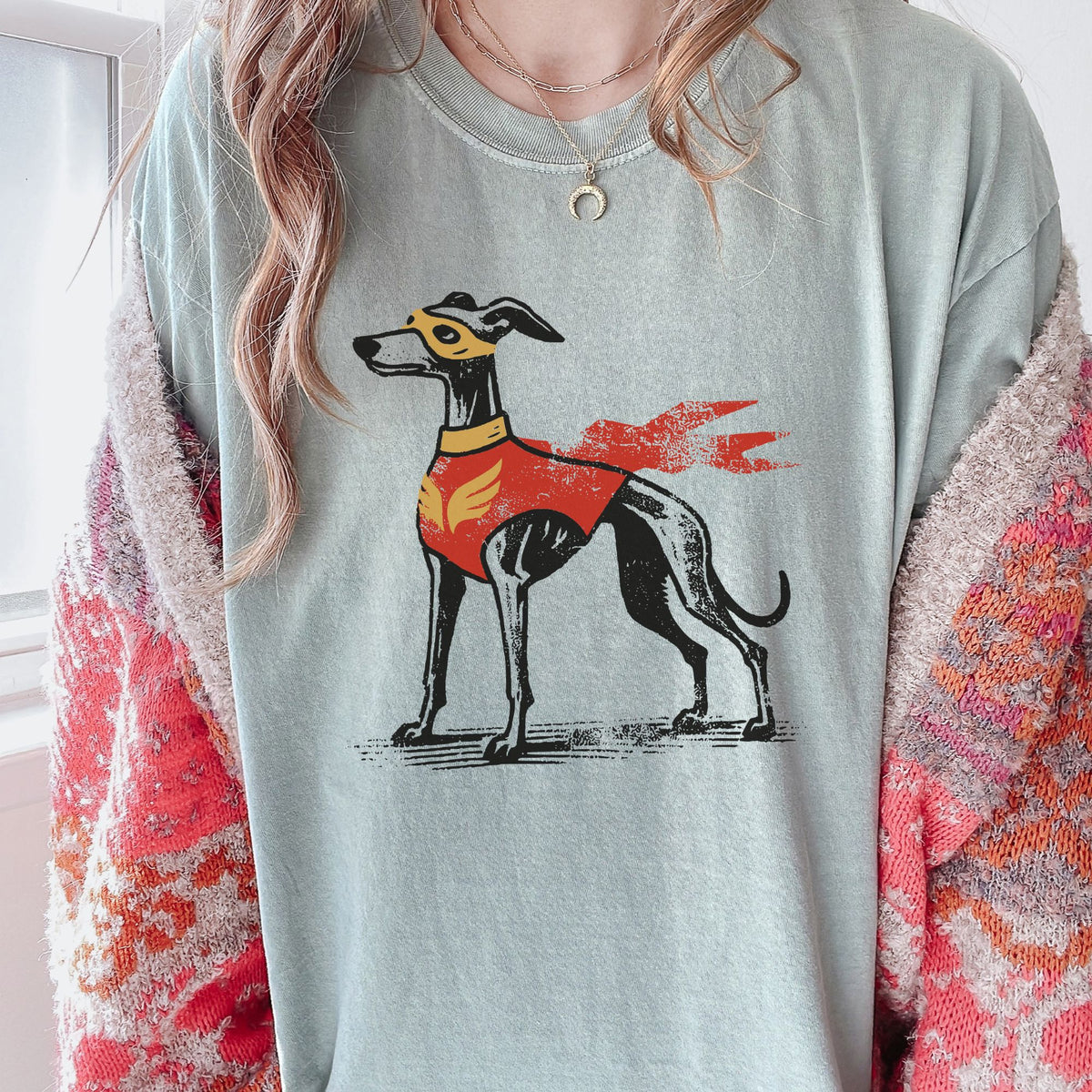 Greyhound Superhero t-shirt