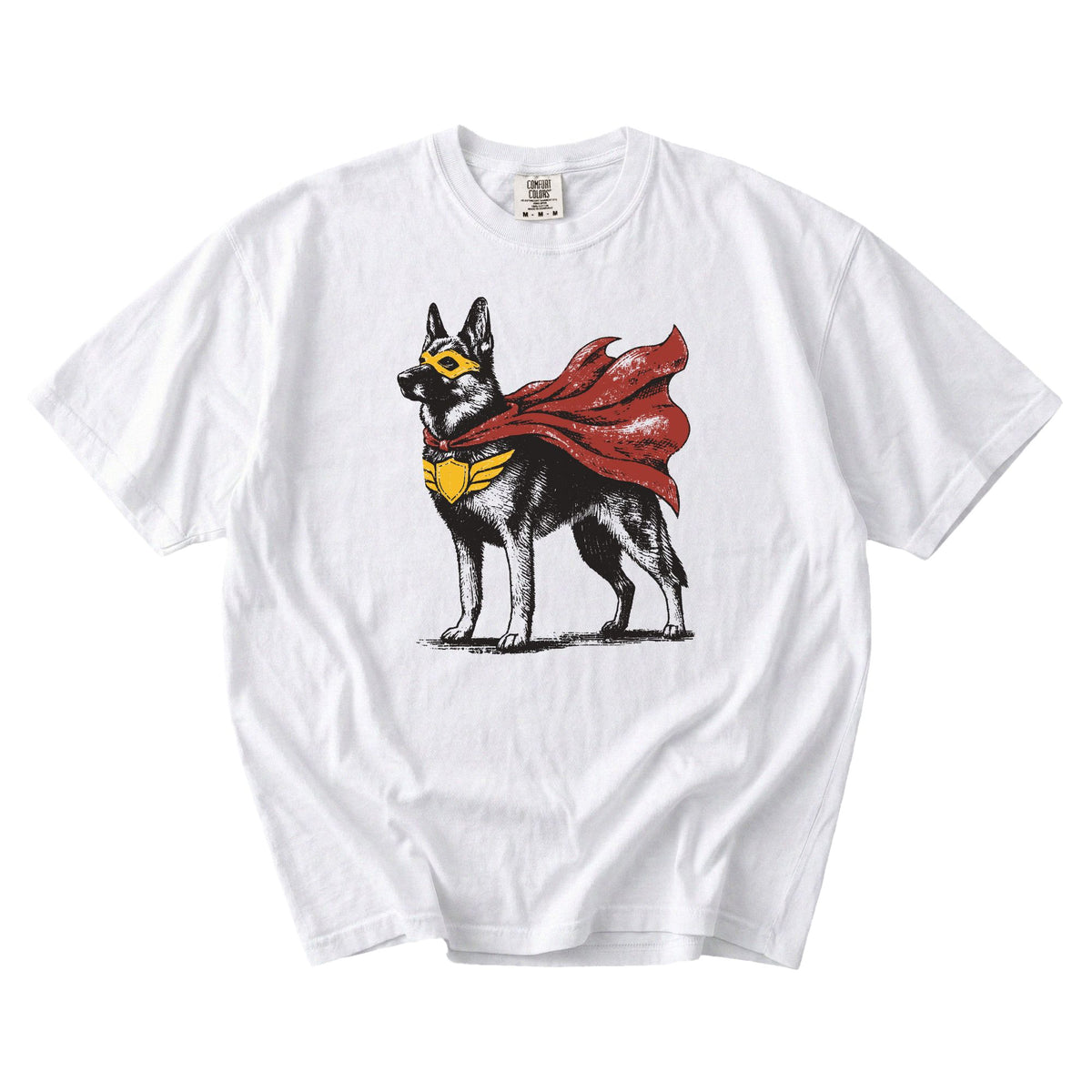 German Shepherd Superhero t-shirt