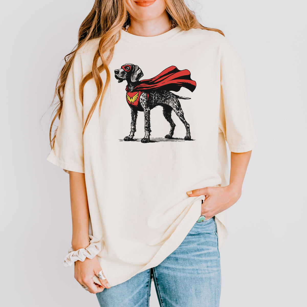 German Shorthaired Pointer Superhero t-shirt