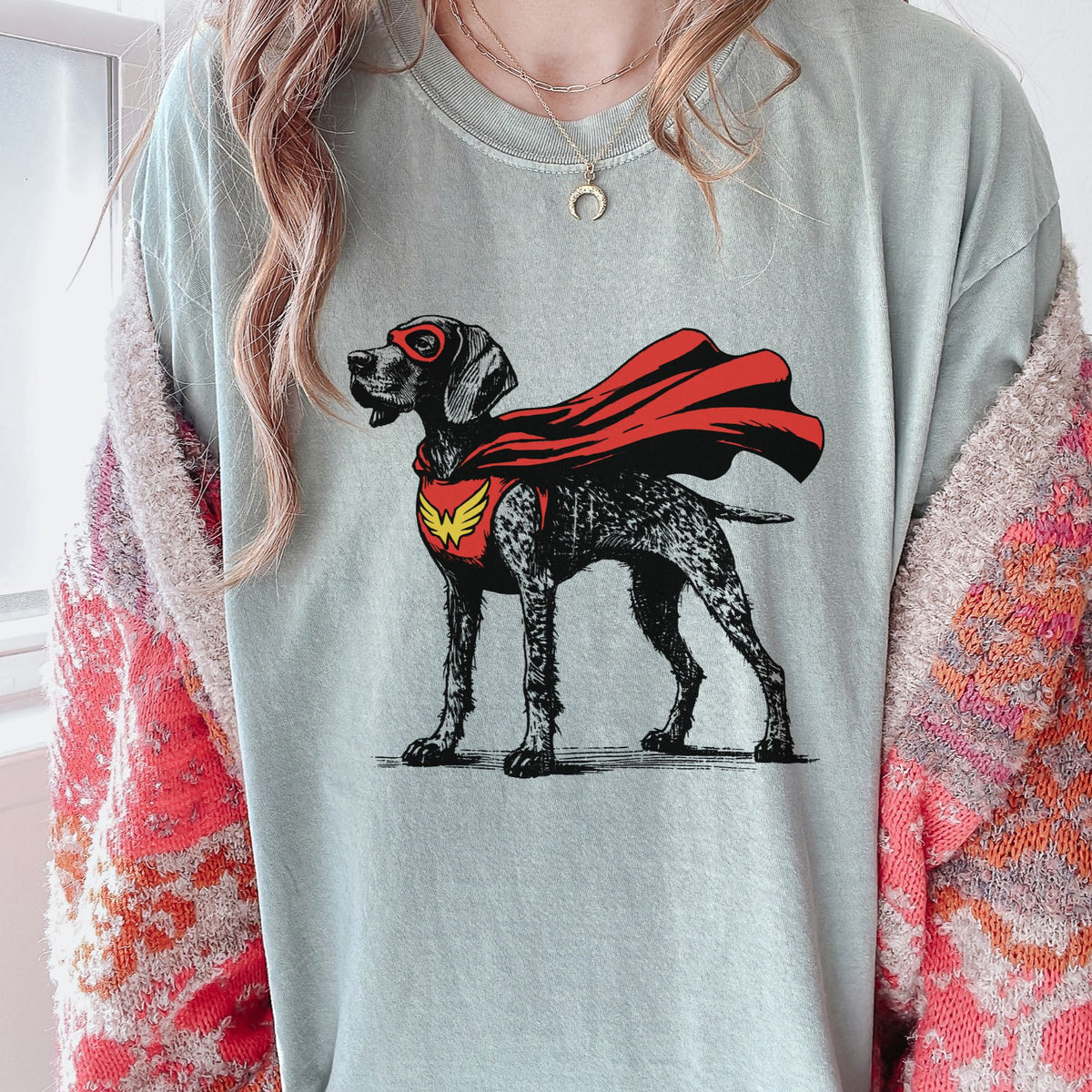 German Shorthaired Pointer Superhero t-shirt