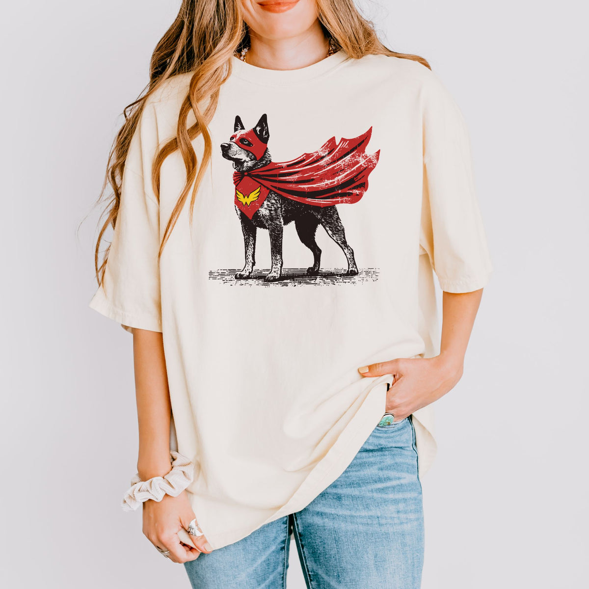 Australian Cattle Dog Superhero t-shirt
