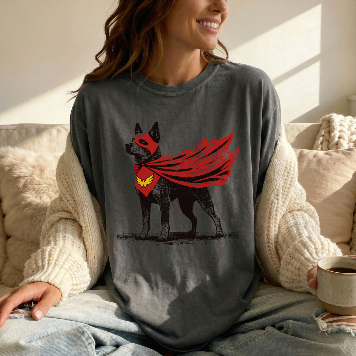 Australian Cattle Dog Superhero t-shirt