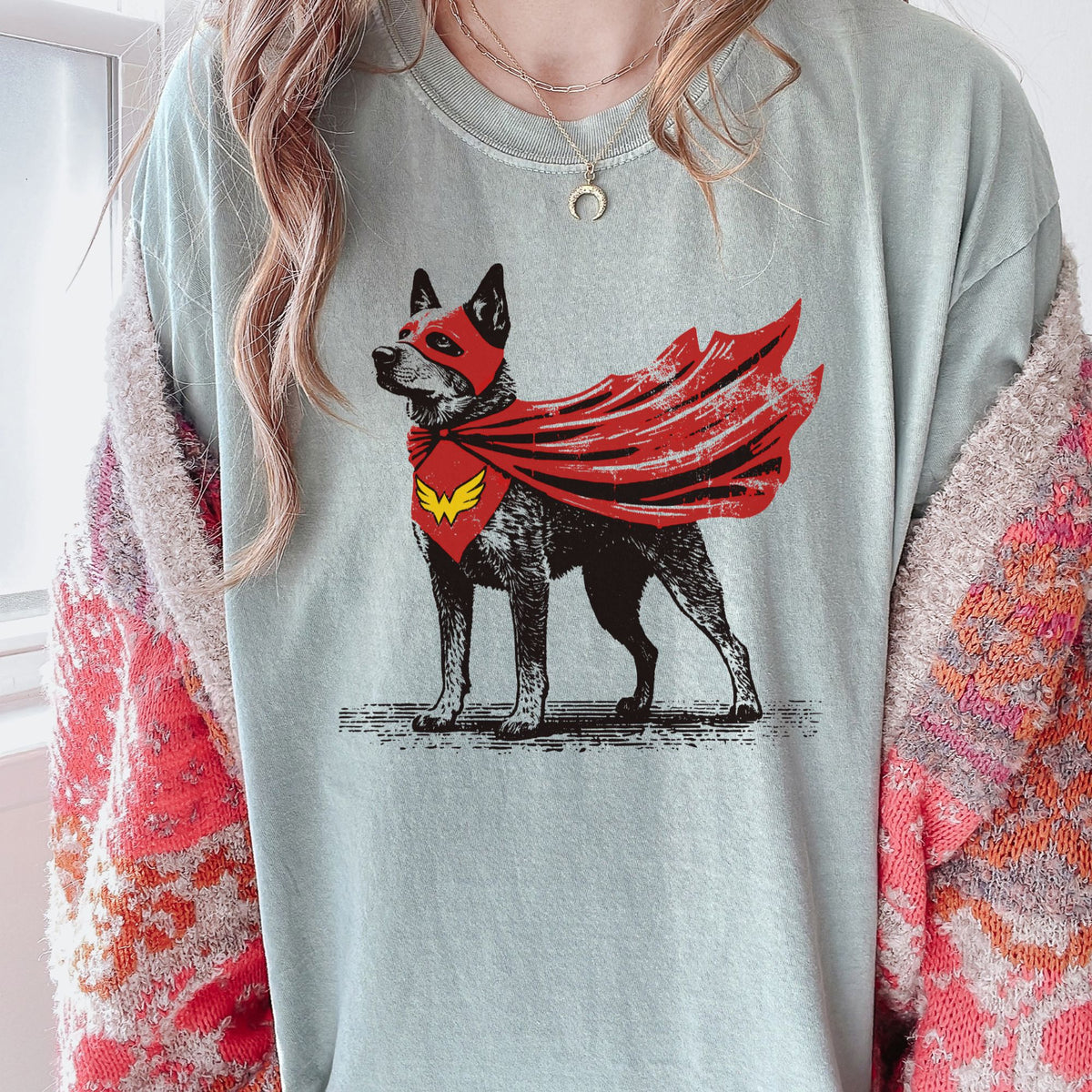 Australian Cattle Dog Superhero t-shirt