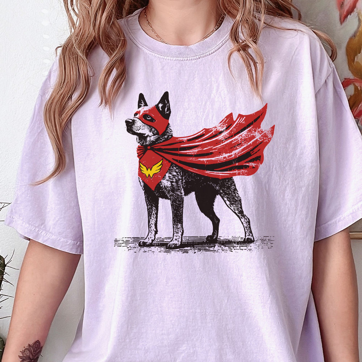 Australian Cattle Dog Superhero t-shirt