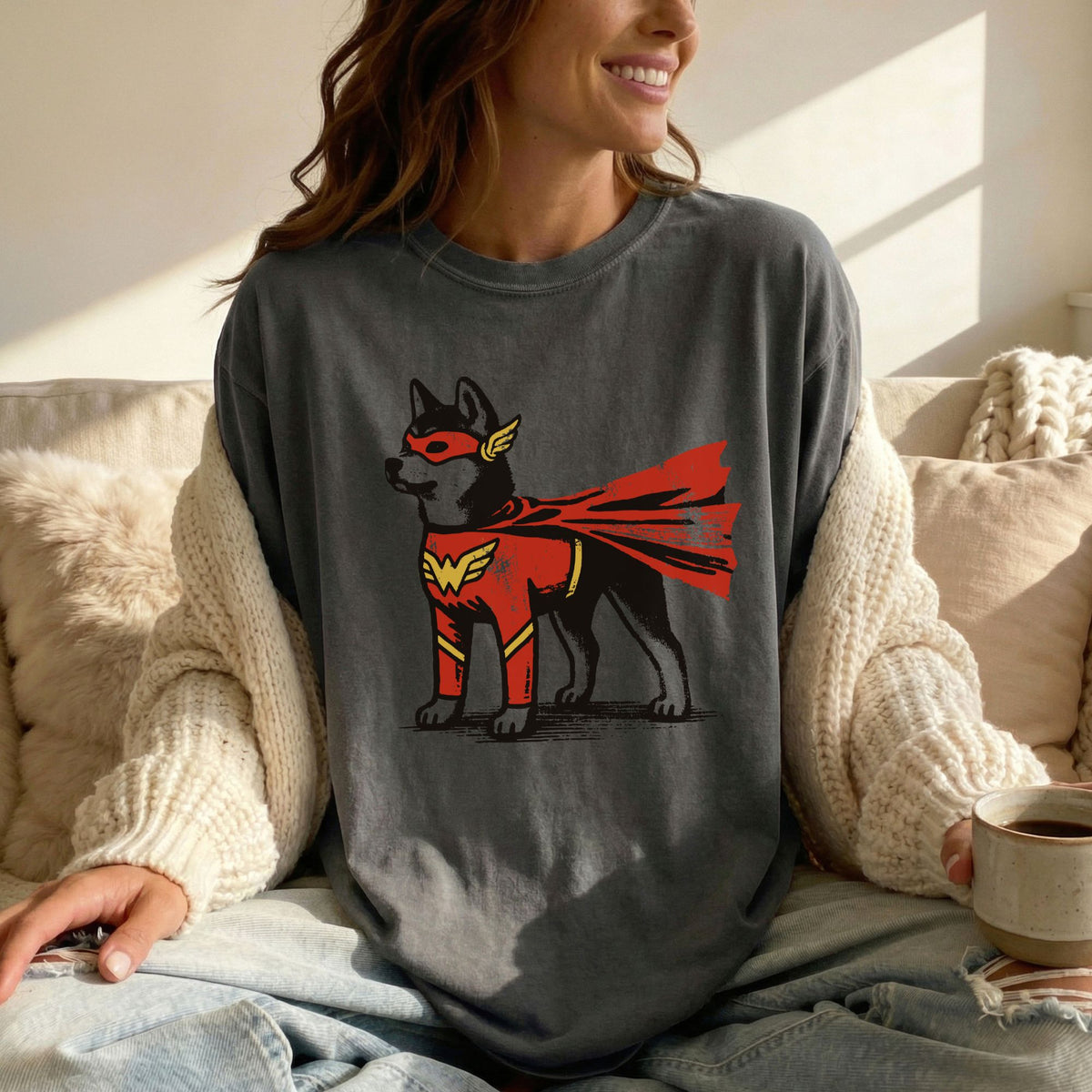 Shiba Inu Superhero t-shirt