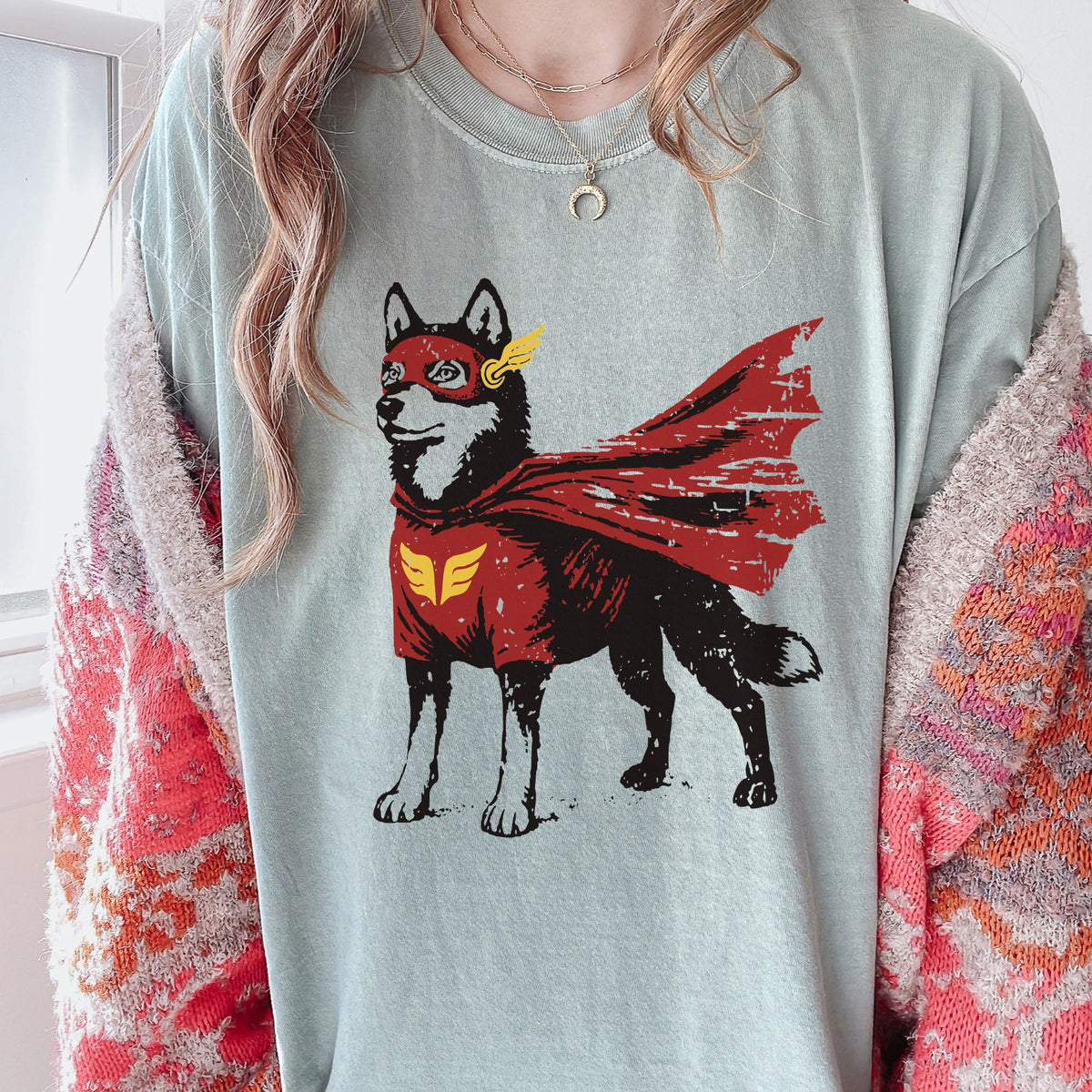 Siberian Husky Superhero t-shirt