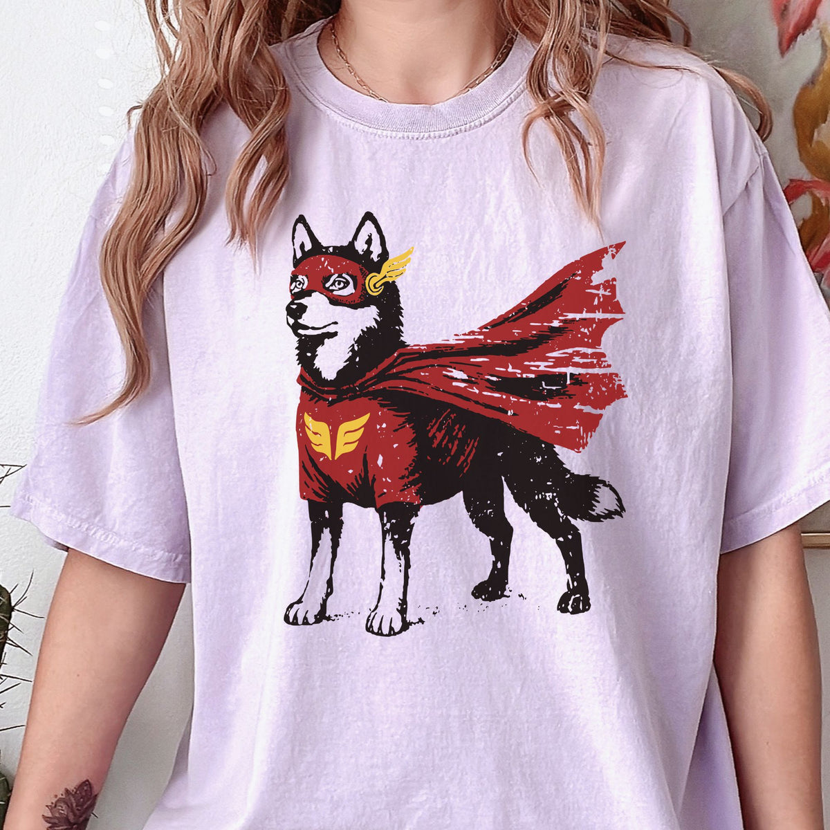 Siberian Husky Superhero t-shirt