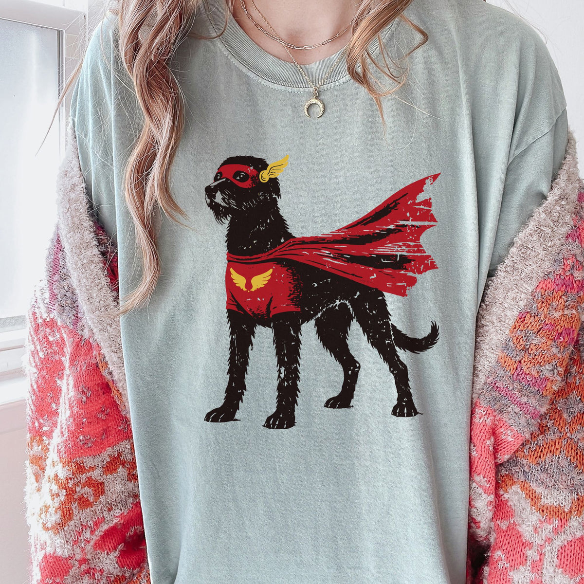 Irish Wolfhound Superhero t-shirt