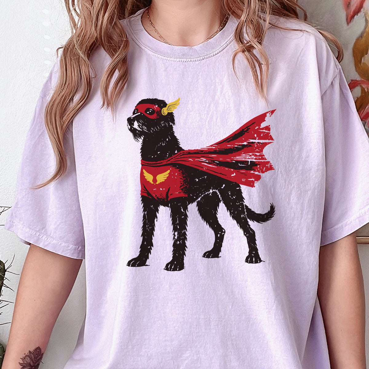 Irish Wolfhound Superhero t-shirt
