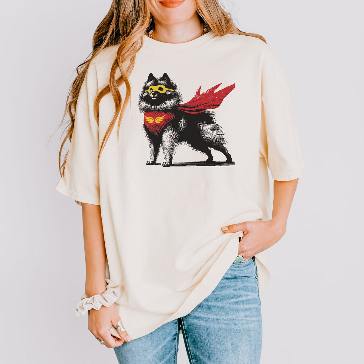 Keeshond Superhero t-shirt
