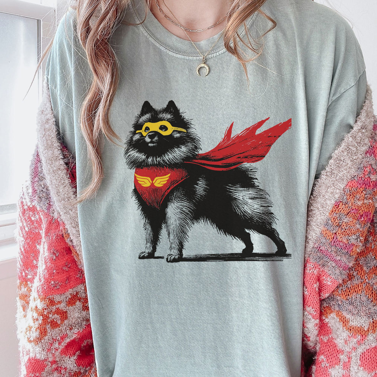 Keeshond Superhero t-shirt