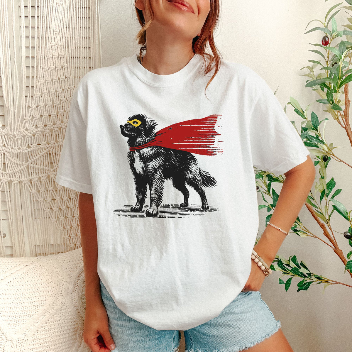 Leonberger Superhero t-shirt
