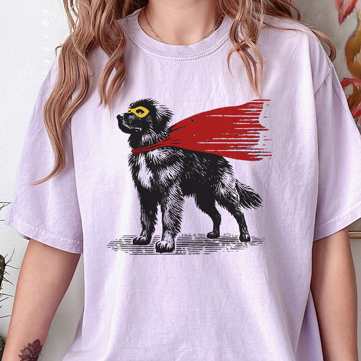 Leonberger Superhero t-shirt