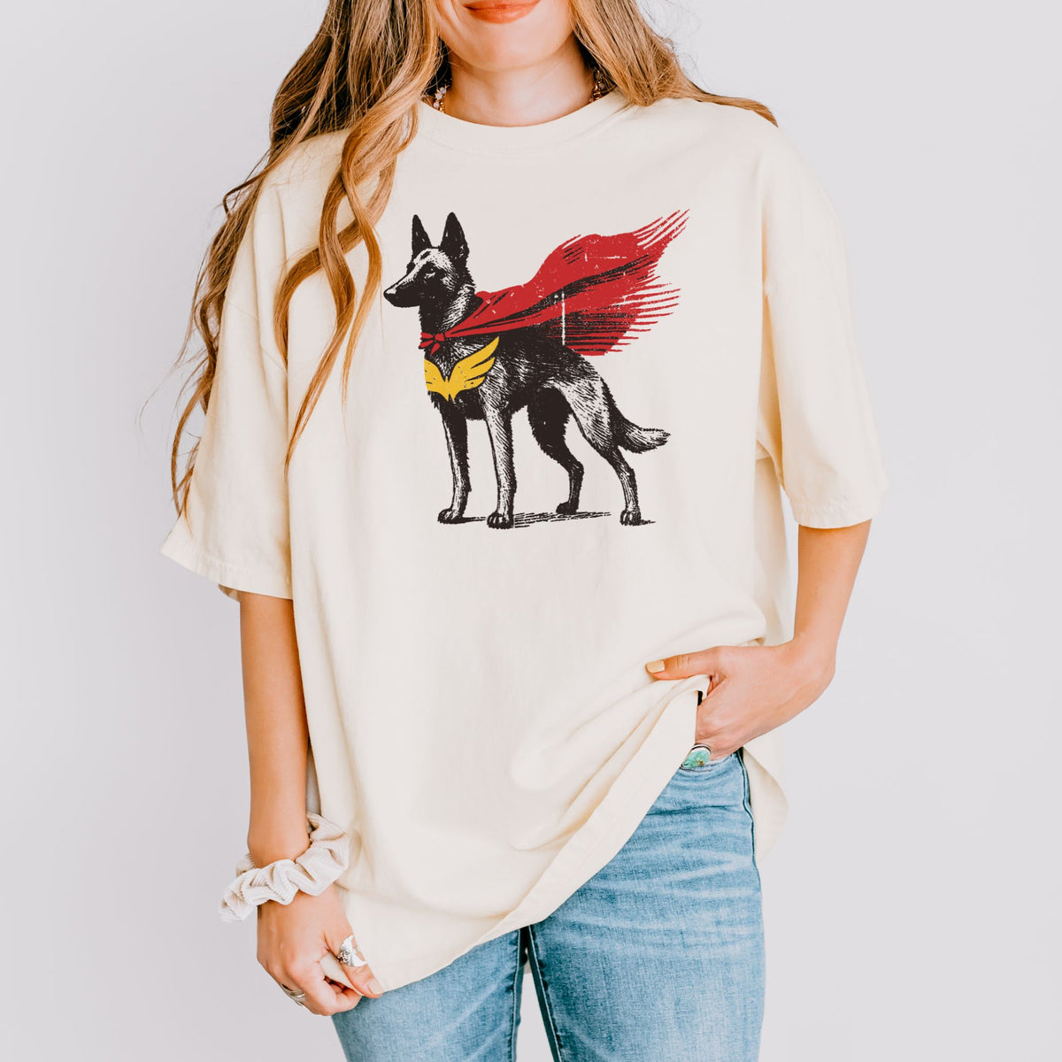 Belgian Malinois Superhero t-shirt