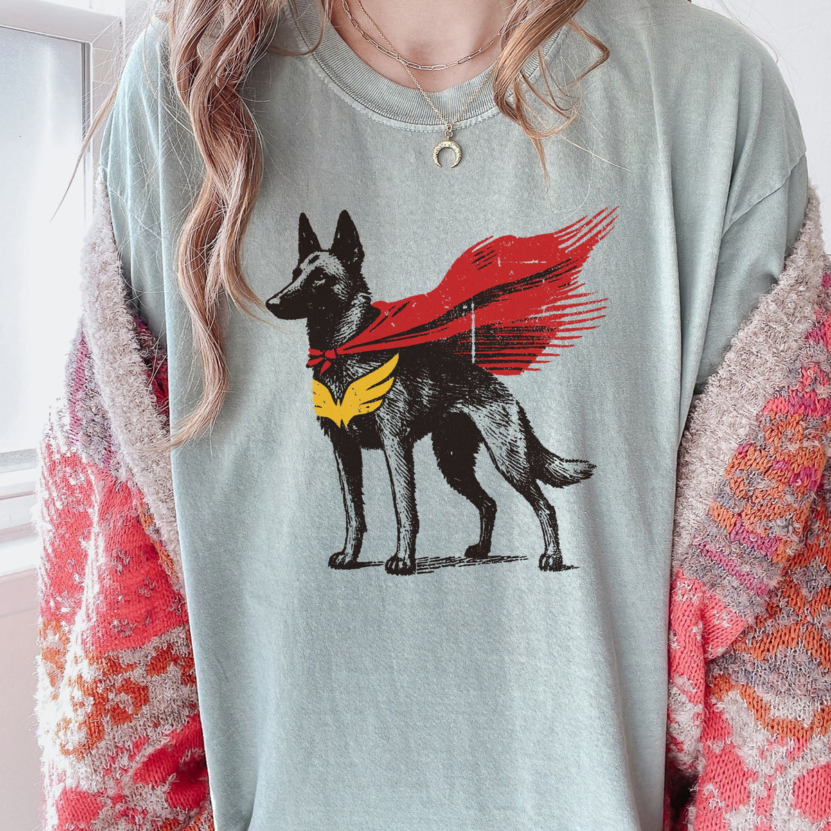 Belgian Malinois Superhero t-shirt