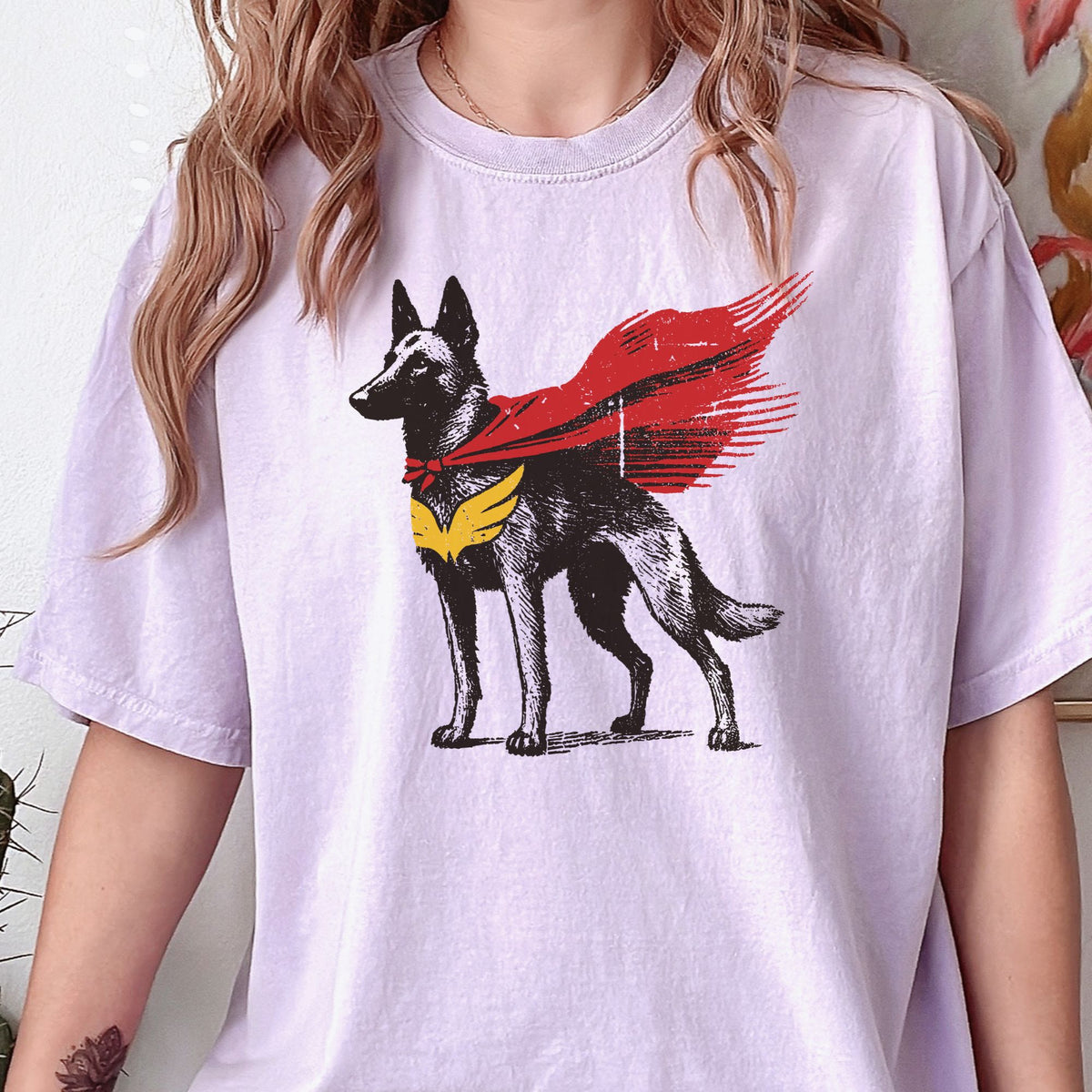 Belgian Malinois Superhero t-shirt