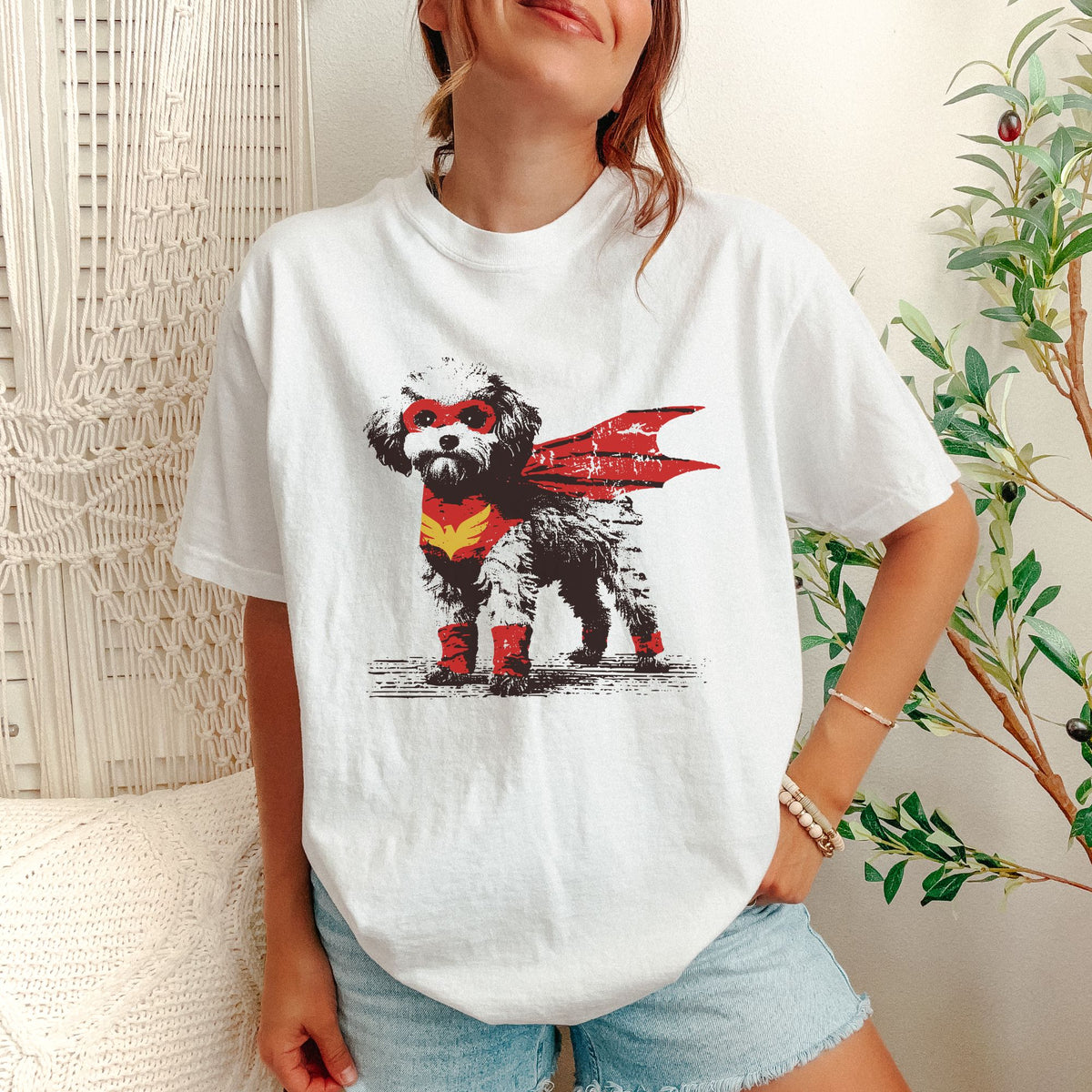 Maltipoo Superhero t-shirt