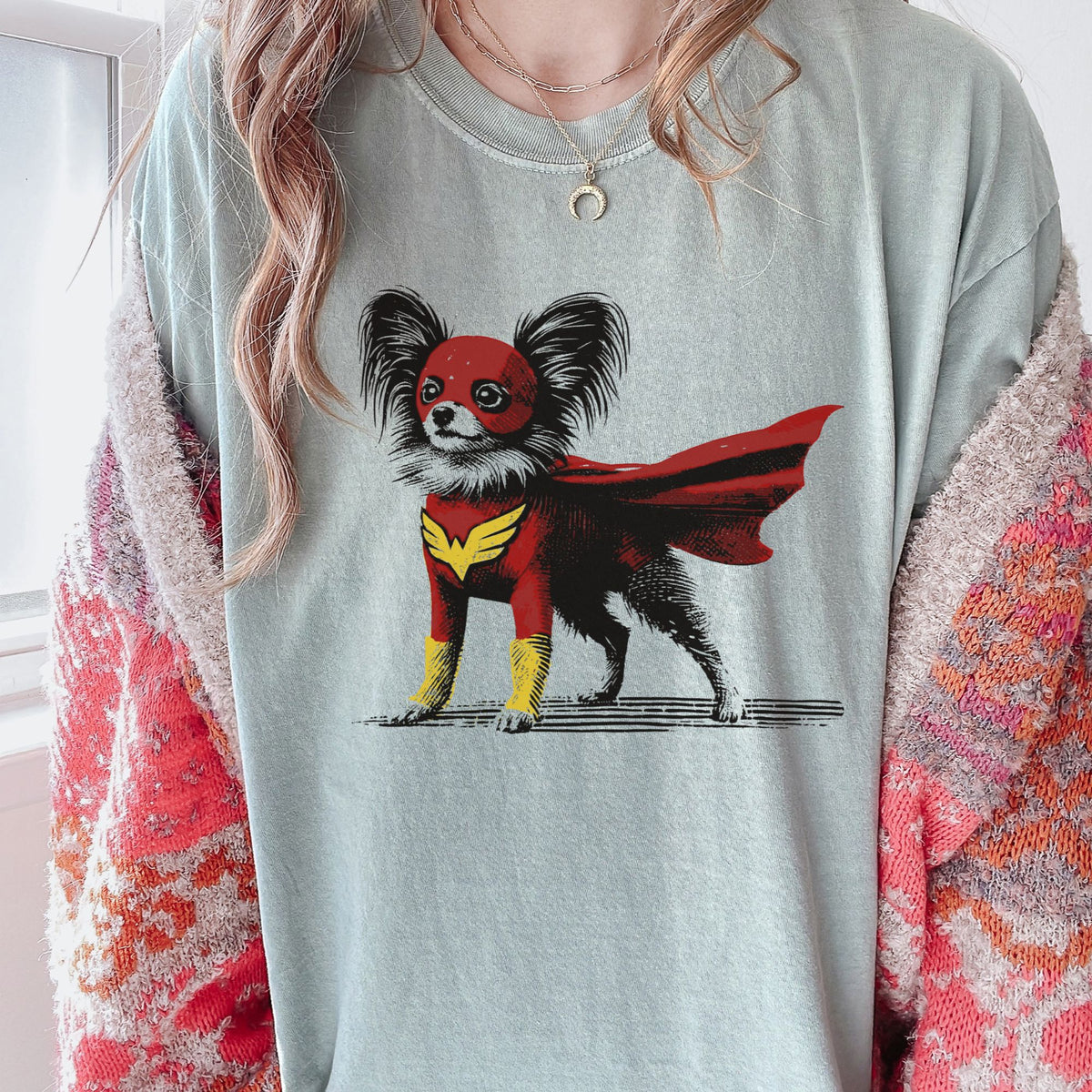 Papillon Superhero t-shirt