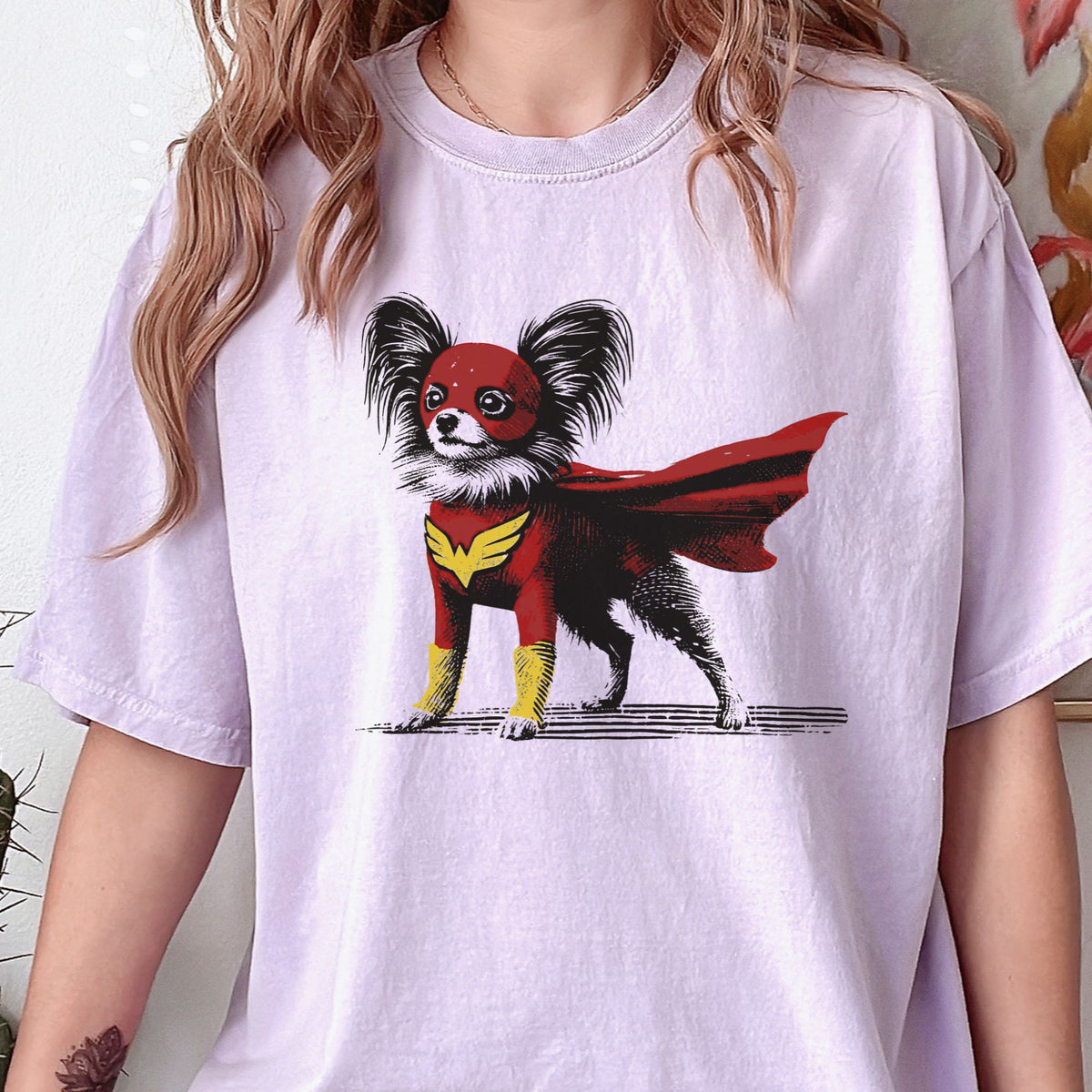Papillon Superhero t-shirt