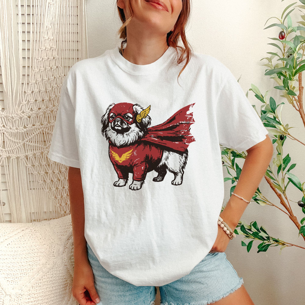 Pekingese Superhero t-shirt