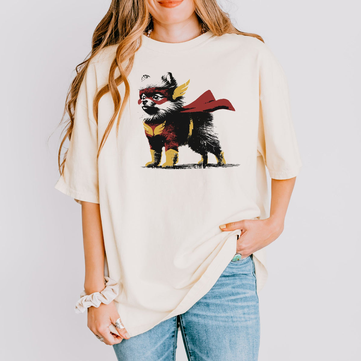 Pomeranian Superhero t-shirt