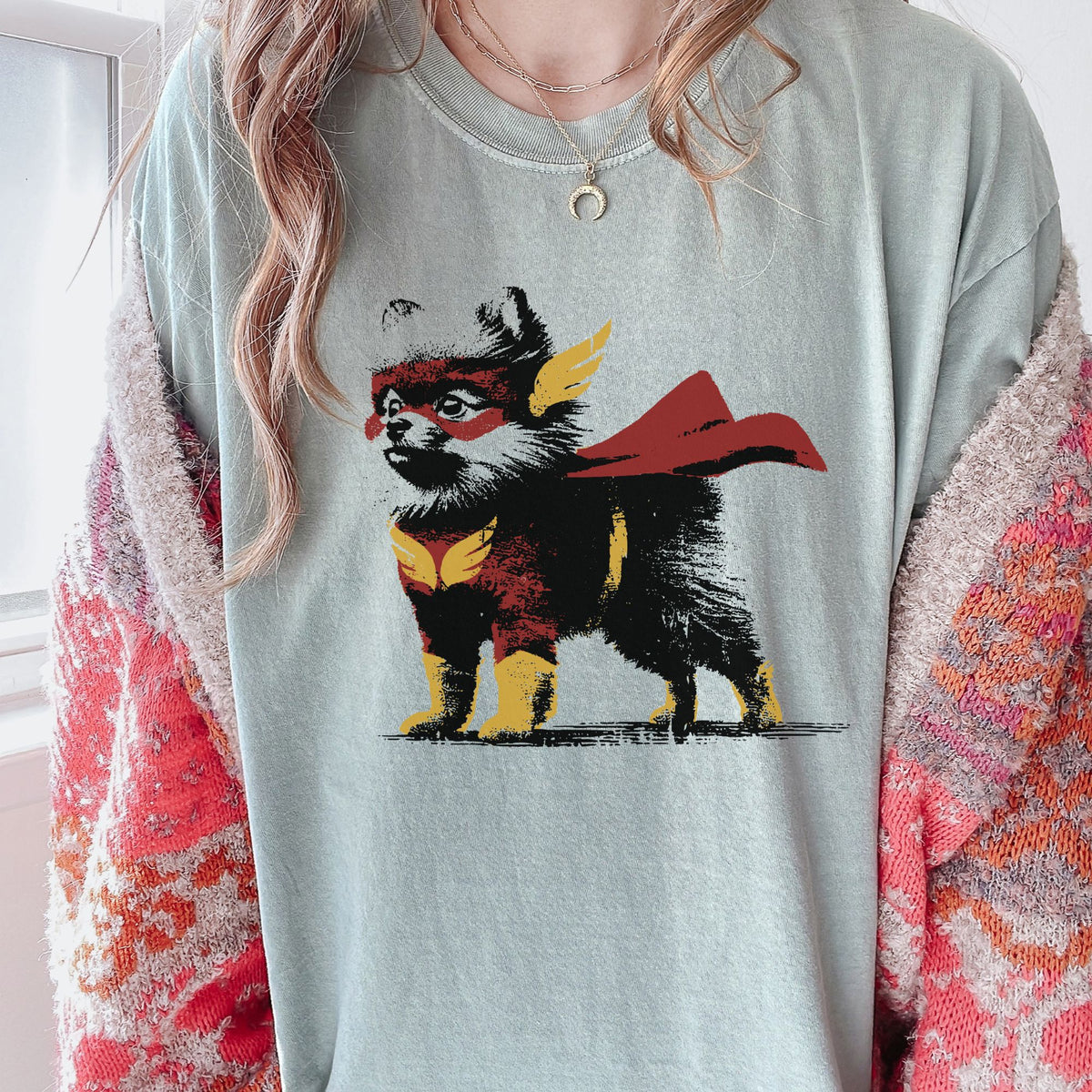 Pomeranian Superhero t-shirt