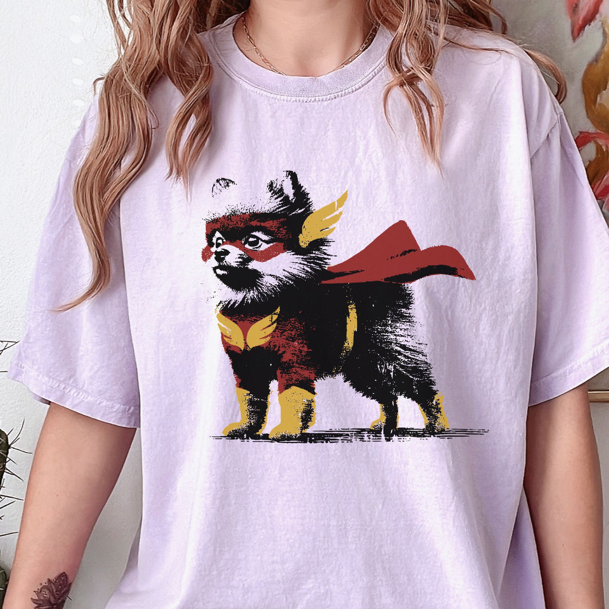 Pomeranian Superhero t-shirt