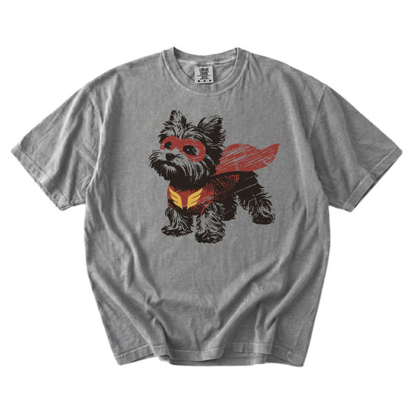 Pomapoo Superhero t-shirt