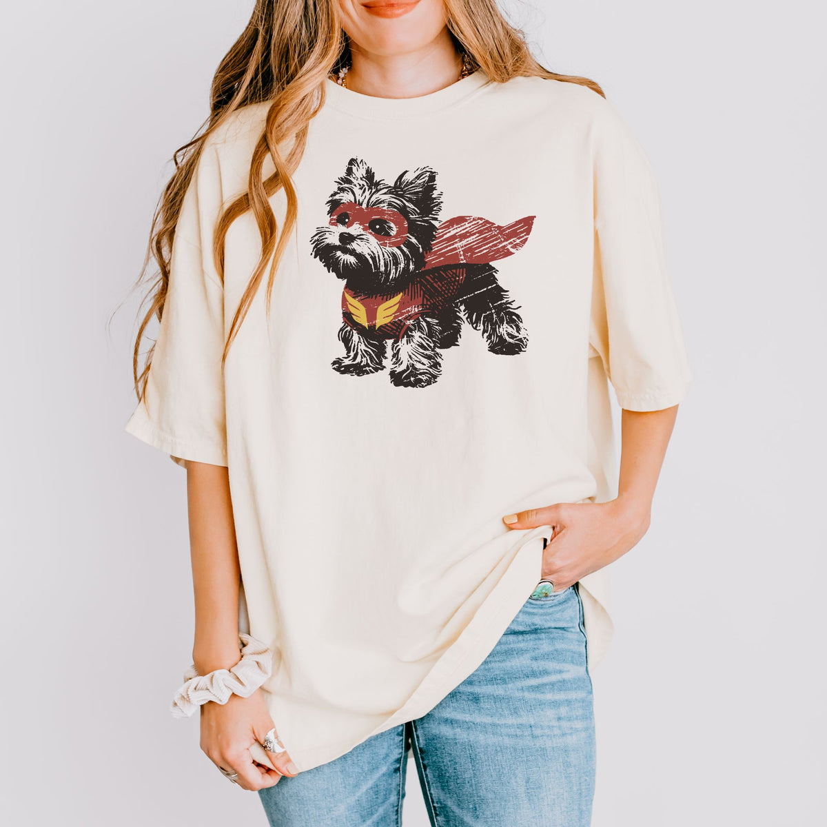 Pomapoo Superhero t-shirt