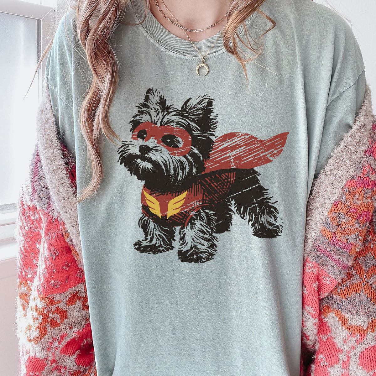 Pomapoo Superhero t-shirt